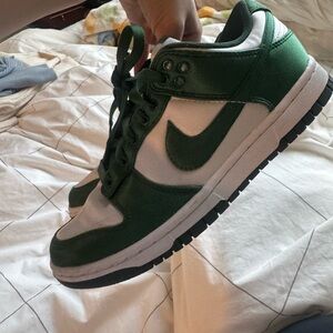 Nike Dunk Low Emerald Green and White